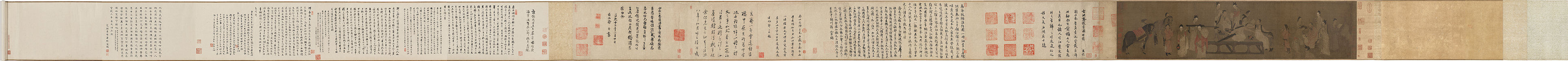 缩略图0北齐杨子华校书图全卷绢本38x979.jpg