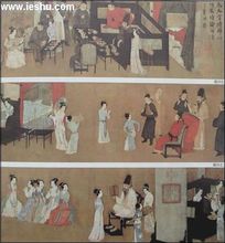 五代 顾闳中 韩熙载夜宴图卷